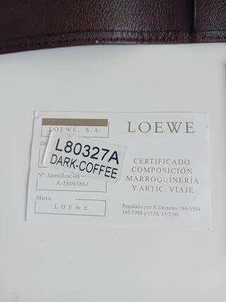 Cartera Loewe Piel Marrón