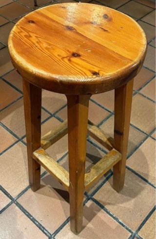Taburetes de madera maciza