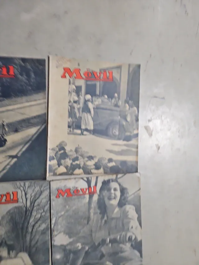 Lote 8 Revistas Móvil 1951-1952