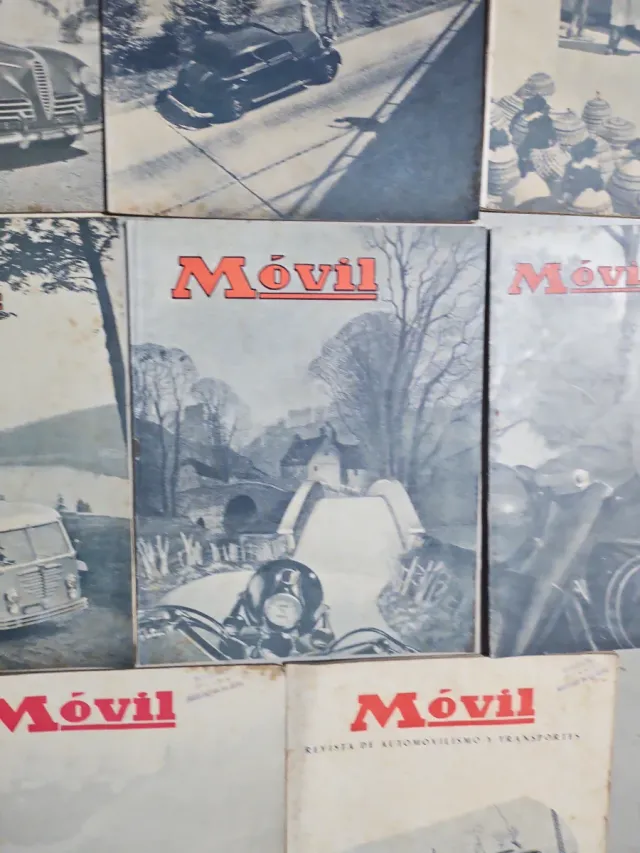Lote 8 Revistas Móvil 1951-1952