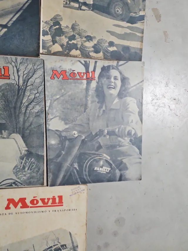 Lote 8 Revistas Móvil 1951-1952