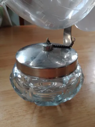 Calentador de coñac con copa