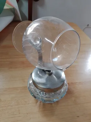 Calentador de coñac con copa