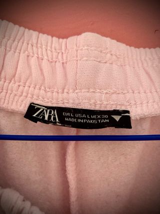 Pantalones joggers Zara rosas
