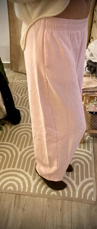 Pantalones joggers Zara rosas