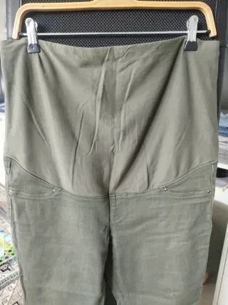 Vaqueros premamá H&M Talla L Verde