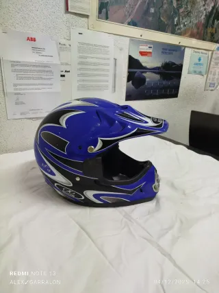 Casco Azul enduro