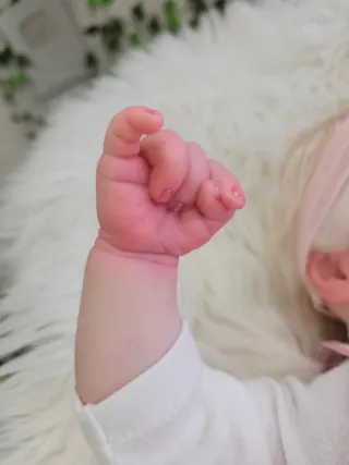 Bebé Reborn Albino original para colecionador