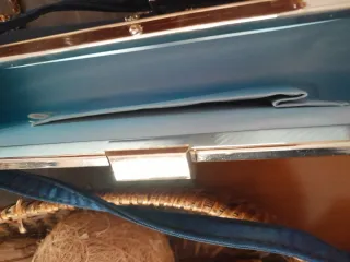 Bolso de mano fiesta azul