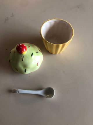 Zuccheriera Excelsa a forma di cupcake