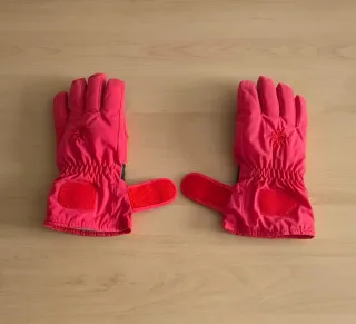 Guantes de esquí/nieve rosas 14 años