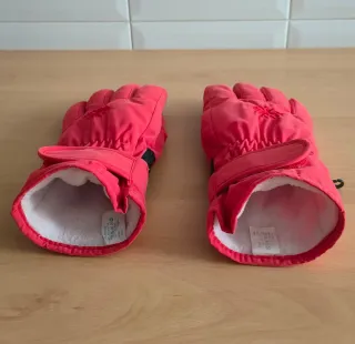 Guantes de esquí/nieve rosas 14 años