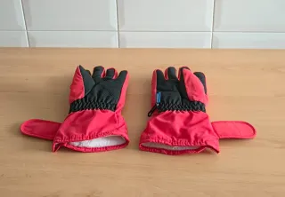 Guantes de esquí/nieve rosas 14 años
