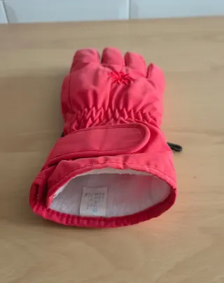 Guantes de esquí/nieve rosas 14 años