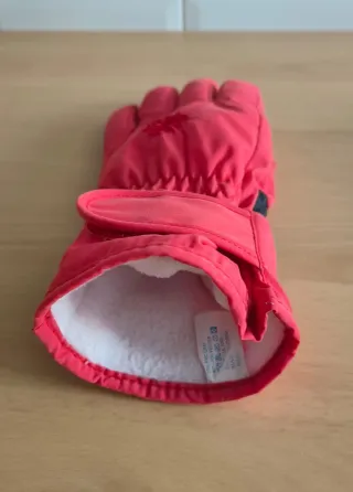 Guantes de esquí/nieve rosas 14 años