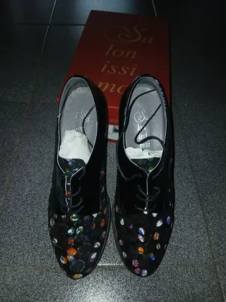 Zapatos Salonissimos Negros y Multicolor