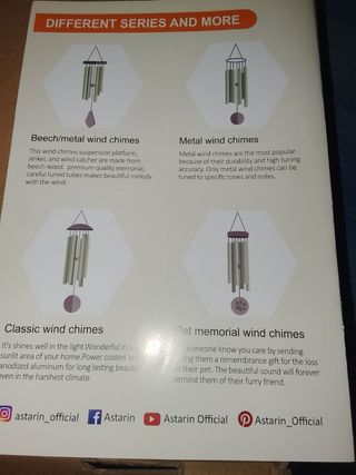 Carillon eolico in bambu