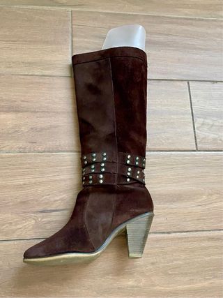 Botas altas ante marrón Estefania Marco