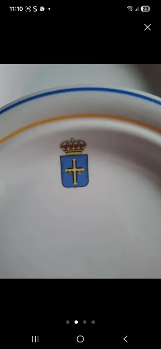 Vajilla 15 piezas Escudo Oviedo