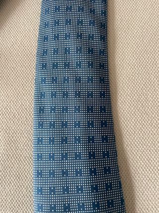 Corbata Hermes Seda Azul