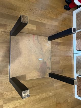 Lote 2 Mesas auxiliar Ikea Lack 55x55x45 cm