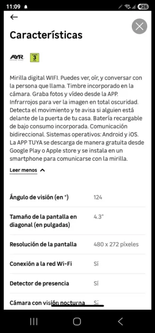Mirilla Digital AYR 763 WIFI
