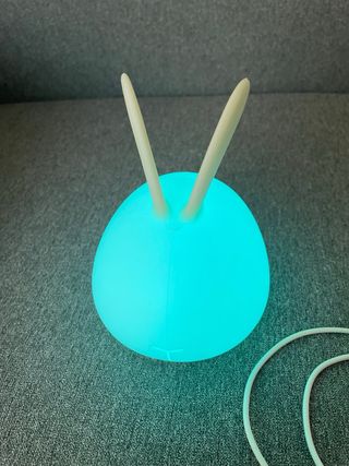 Lampada coniglio multicolore