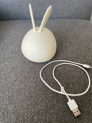 Lampada coniglio multicolore