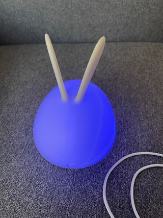 Lampada coniglio multicolore