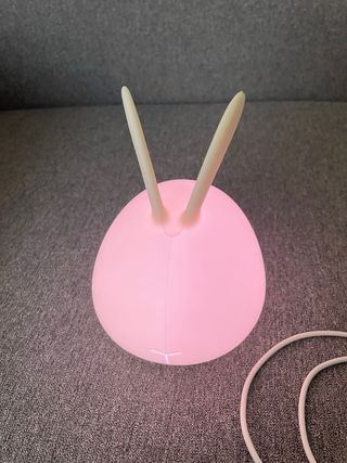 Lampada coniglio multicolore