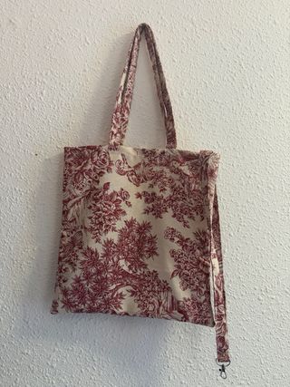 Bolso Tote y Lanyard Diseño Floral