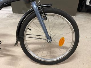 Bicicleta plegable Btwin Tilt 120 azul