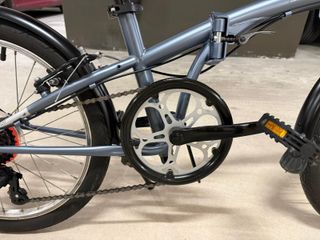 Bicicleta plegable Btwin Tilt 120 azul