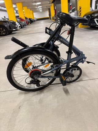 Bicicleta plegable Btwin Tilt 120 azul