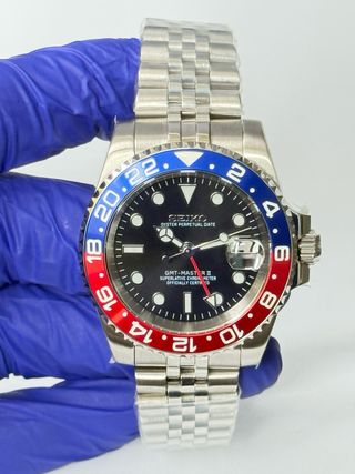 Reloj Seiko Mod GMT tipo PEPSI