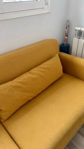 Sofá Cama Elvis Maisons du Monde Mostaza