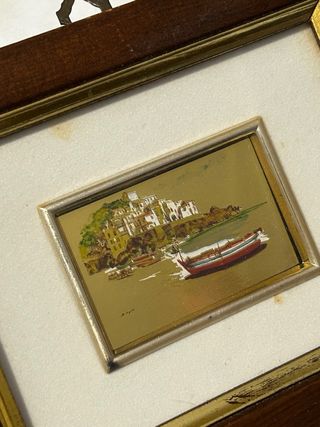 Coppia quadri cromolitografie vintage