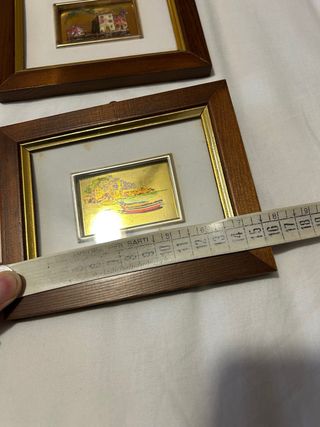 Coppia quadri cromolitografie vintage