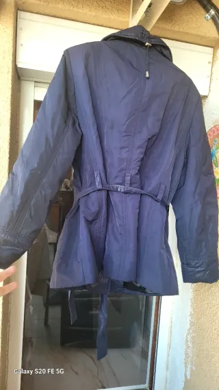 Chaquetón azul mujer