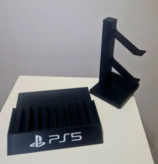 Supporto Giochi e Joypad PS5 Nero