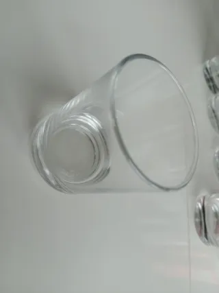 Juego de 24 vasos de cristal