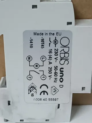 Interruptor Horario Analógico Orbis Uno