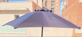 Mesa cristal templado y aluminio gris