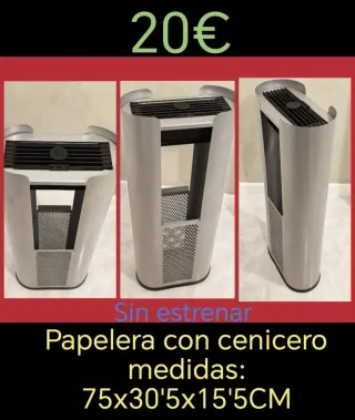 Papelera Cenicero 75x30x15cm