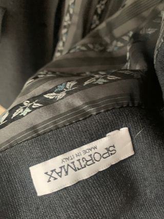 Giacca Sportmax nera in lana