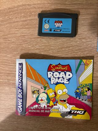 The Simpsons Road Rage GBA Pal España