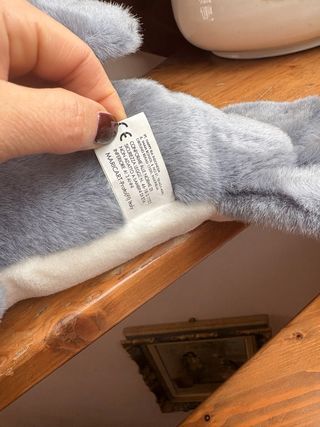 Peluche delfino grigio Lunghezza circa 36 cm
