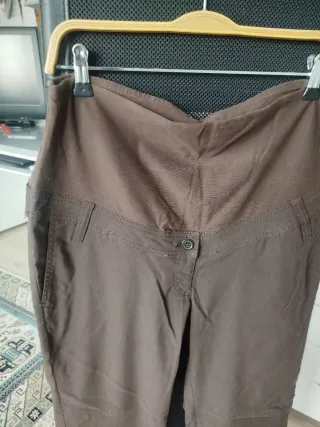 Vaquero premamá H&M Mama Talla L Marrón