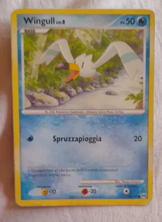 Carta Pokemon Wingull Lv.8 Base