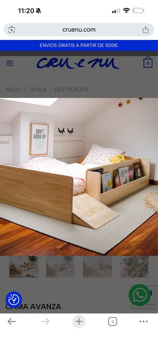Cama Montessori Madera muy buen estado